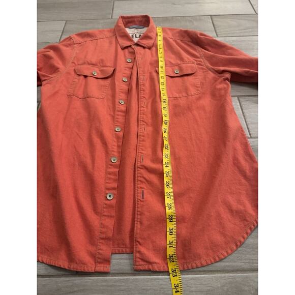 Tommy Bahama Men’s Long Sleeve Button Down Shirt Red Orange‎ Large - Picture 7 of 12